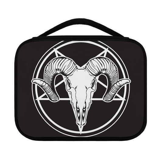 Satan Goat Skull Pentagram Print Classic Bible Case