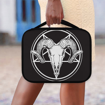 Satan Goat Skull Pentagram Print Classic Bible Case
