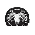Satan Goat Skull Pentagram Print Coin Purse