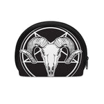 Satan Goat Skull Pentagram Print Coin Purse
