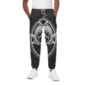Satan Goat Skull Pentagram Print Cotton Sweatpants