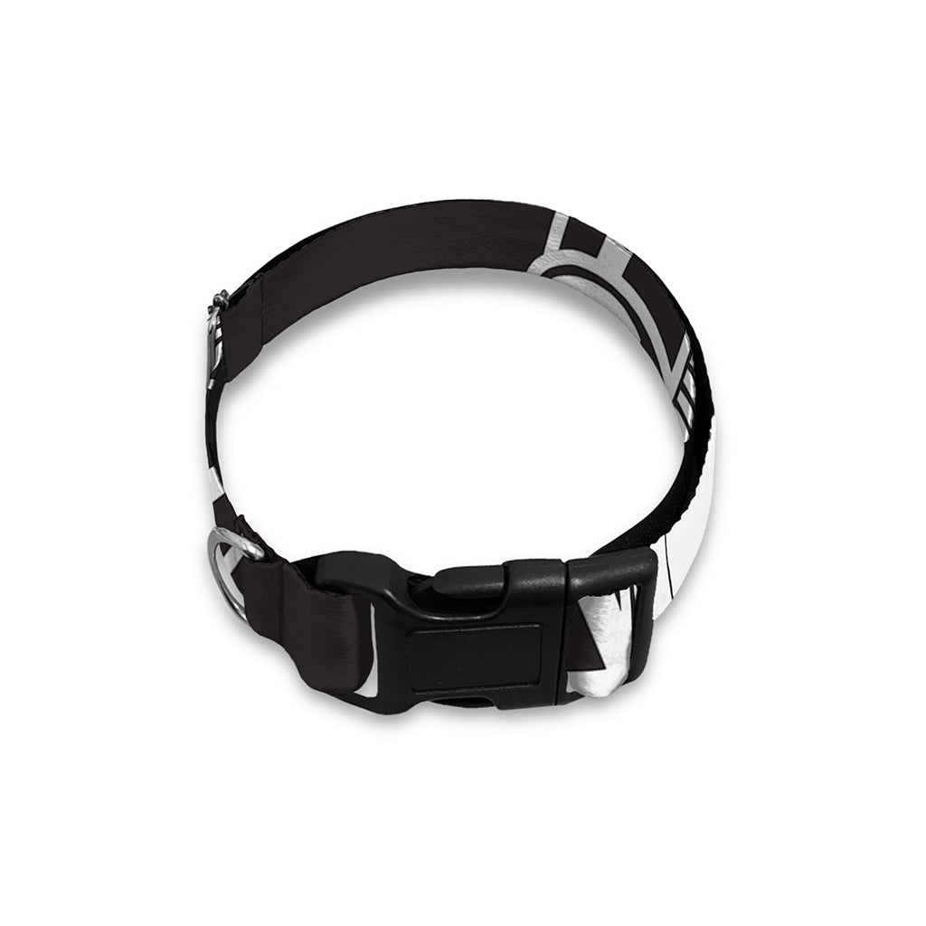 Satan Goat Skull Pentagram Print Dog Collar