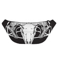 Satan Goat Skull Pentagram Print Fanny Pack