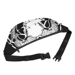 Satan Goat Skull Pentagram Print Fanny Pack