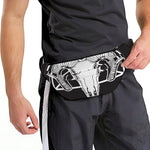 Satan Goat Skull Pentagram Print Fanny Pack
