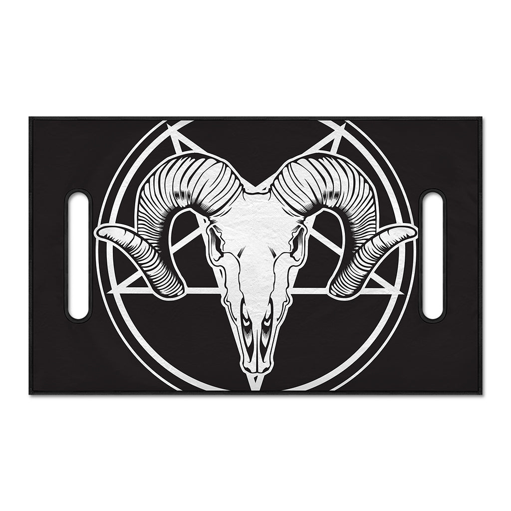 Satan Goat Skull Pentagram Print Golf Cart Seat Cover