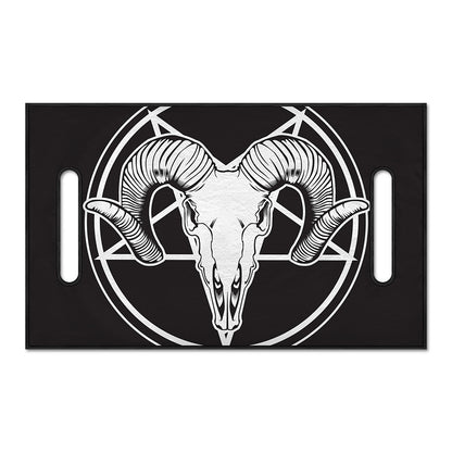 Satan Goat Skull Pentagram Print Golf Cart Seat Cover