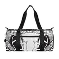 Satan Goat Skull Pentagram Print Gym Bag