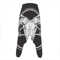 Satan Goat Skull Pentagram Print Hammer Pants