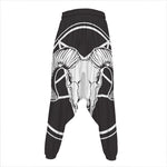 Satan Goat Skull Pentagram Print Hammer Pants