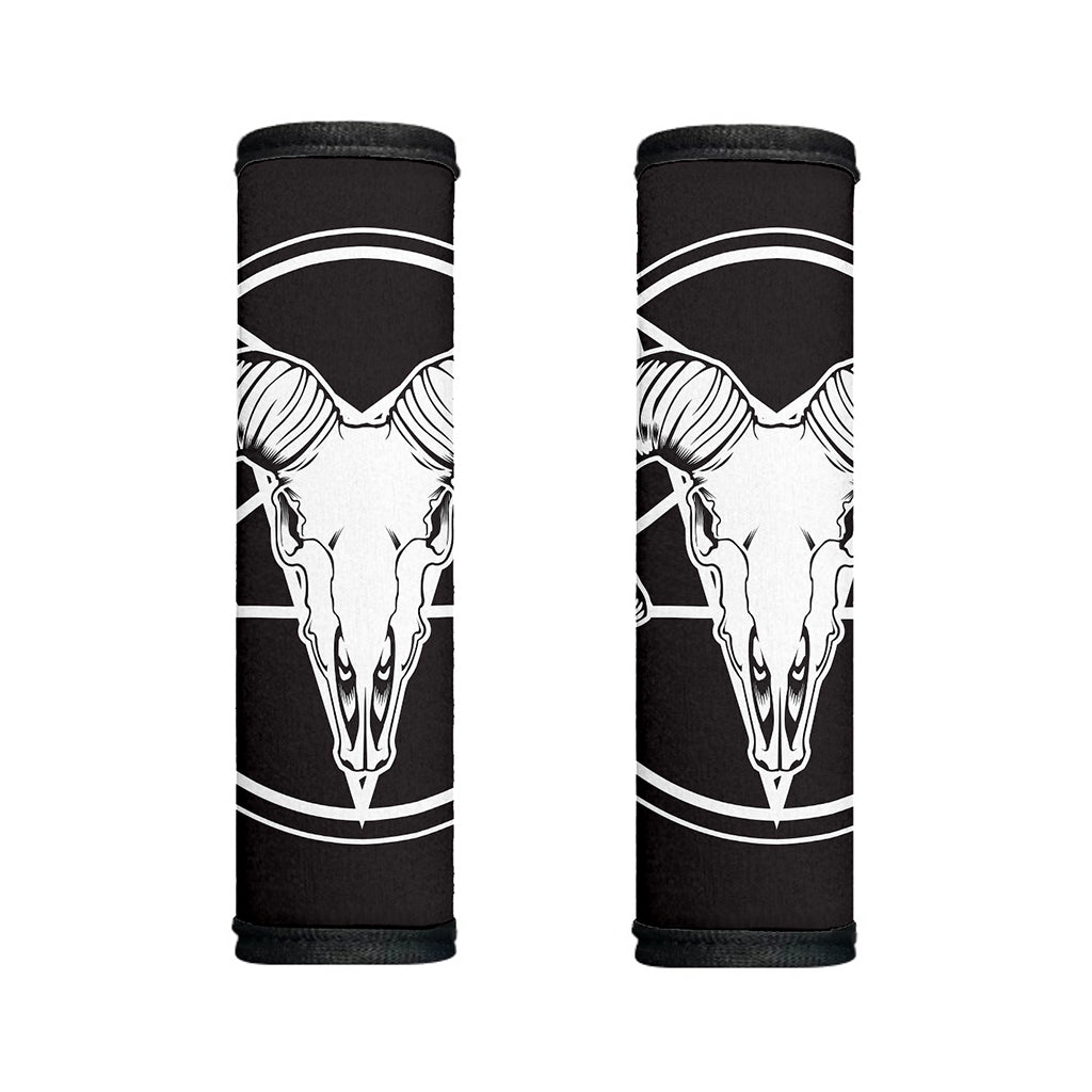 Satan Goat Skull Pentagram Print Handle Covers