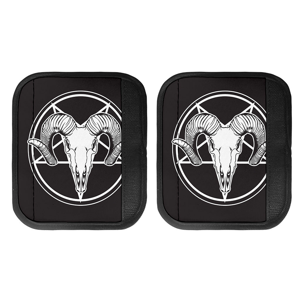 Satan Goat Skull Pentagram Print Handle Covers
