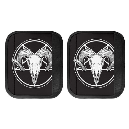 Satan Goat Skull Pentagram Print Handle Covers