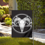 Satan Goat Skull Pentagram Print House Flag