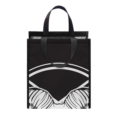 Satan Goat Skull Pentagram Print Insulated Lunch Tote