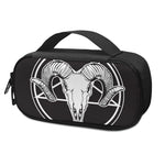 Satan Goat Skull Pentagram Print Insulin Cooler Travel Case