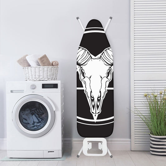 Satan Goat Skull Pentagram Print Ironing Board Cover