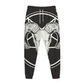 Satan Goat Skull Pentagram Print Jogger Pants