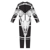 Satan Goat Skull Pentagram Print Jumpsuit