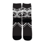 Satan Goat Skull Pentagram Print Long Socks