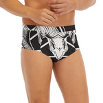 Satan Goat Skull Pentagram Print Men's Briefs