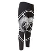 Satan Goat Skull Pentagram Print Men's Compression Pants