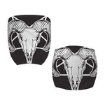 Satan Goat Skull Pentagram Print Office Chair Cover