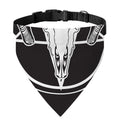 Satan Goat Skull Pentagram Print Over The Collar Dog Bandana