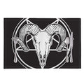 Satan Goat Skull Pentagram Print Placemat