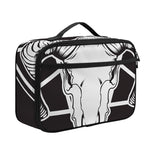 Satan Goat Skull Pentagram Print Portable Lunch Bag