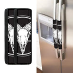 Satan Goat Skull Pentagram Print Refrigerator Handle Covers