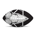 Satan Goat Skull Pentagram Print Rugby Ball