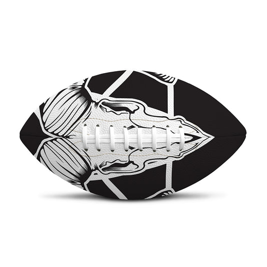 Satan Goat Skull Pentagram Print Rugby Ball