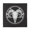 Satan Goat Skull Pentagram Print Silk Bandana
