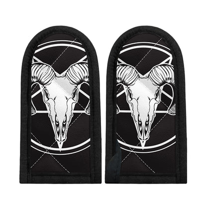 Satan Goat Skull Pentagram Print Skillet Handle Cover