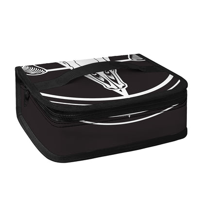 Satan Goat Skull Pentagram Print Small Lunch Bag