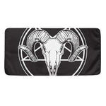 Satan Goat Skull Pentagram Print Towel