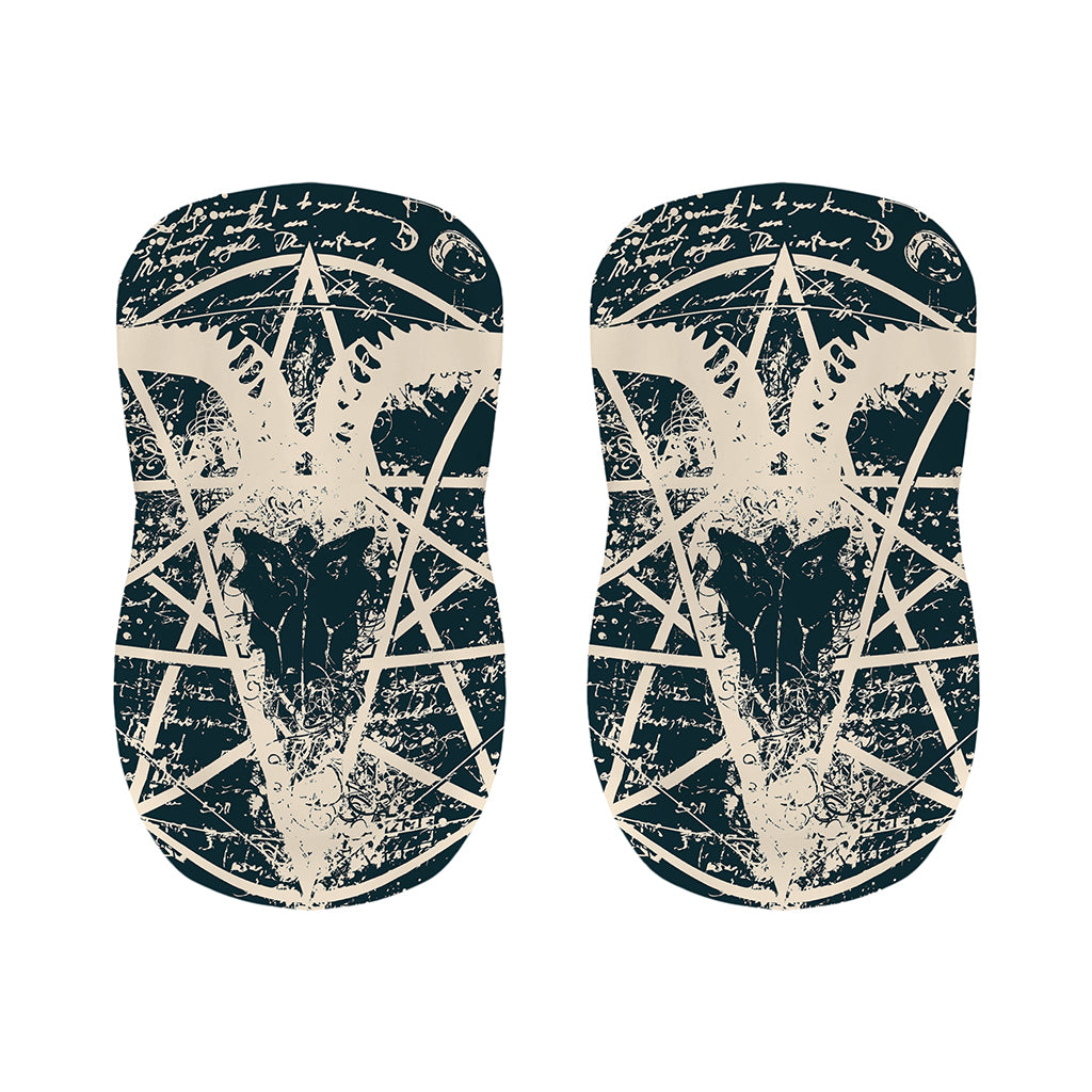 Satan Goat Skull Symbol Print Bar Stool Covers