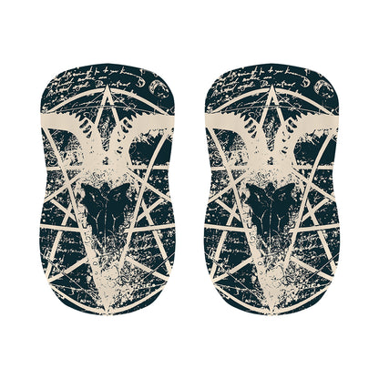 Satan Goat Skull Symbol Print Bar Stool Covers