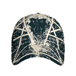 Satan Goat Skull Symbol Print Baseball Cap