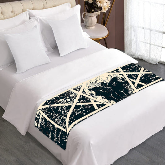 Satan Goat Skull Symbol Print Bed Runner