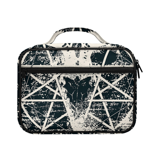 Satan Goat Skull Symbol Print Briefcase Bible Bag