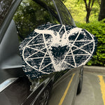 Satan Goat Skull Symbol Print Car Side Mirror Covers