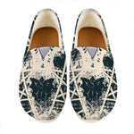 Satan Goat Skull Symbol Print Casual Shoes