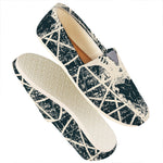 Satan Goat Skull Symbol Print Casual Shoes