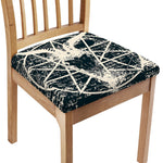 Satan Goat Skull Symbol Print Chair Cushion Cover