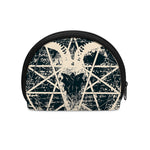 Satan Goat Skull Symbol Print Coin Purse