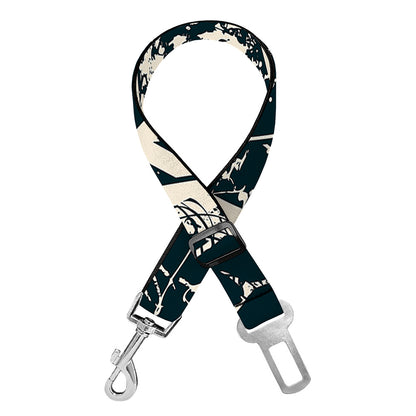 Satan Goat Skull Symbol Print Dog Seat Belt