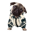 Satan Goat Skull Symbol Print Dog Zip Up Hoodie