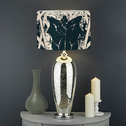Satan Goat Skull Symbol Print Drum Lamp Shade